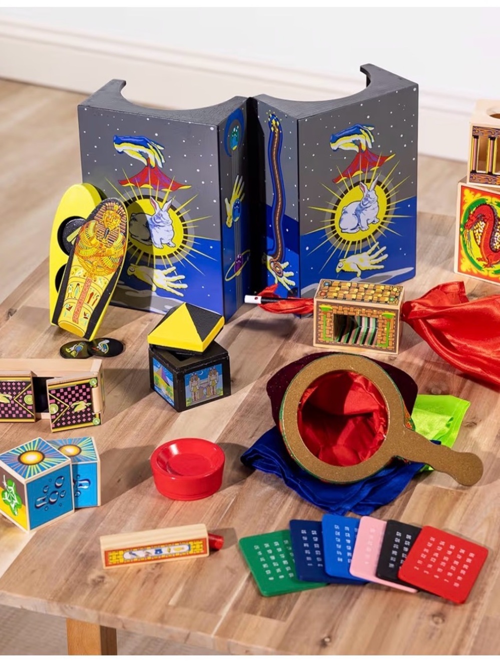 Melissa & Doug deluxe solid wood magic set for kids 8+